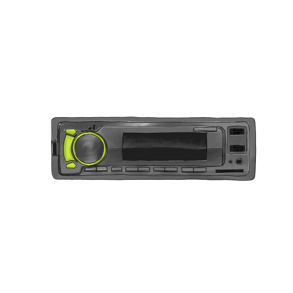 Product image of the product “BC310 car radio ”
