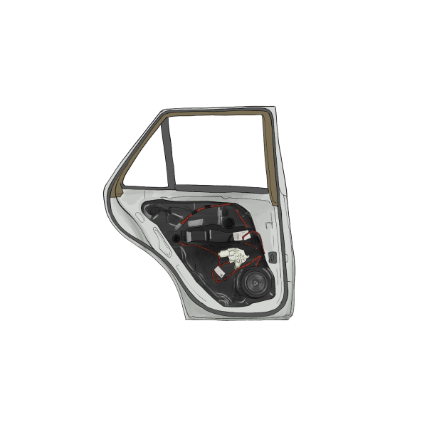Product image of the product “Door OX5 rear ATH-1 ”